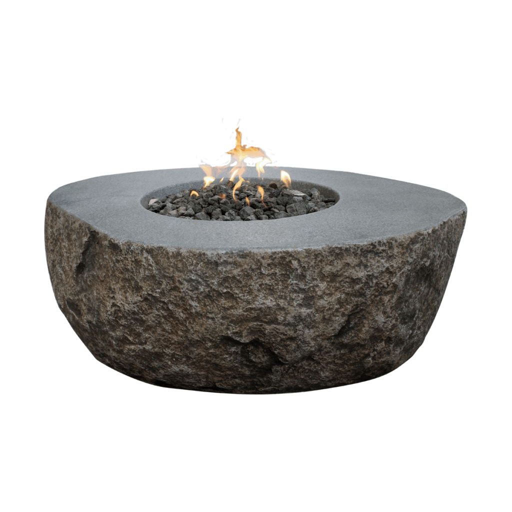 Elementi Boulder Fire Pit - Crackle Electric Fireplaces - Elementi ...
