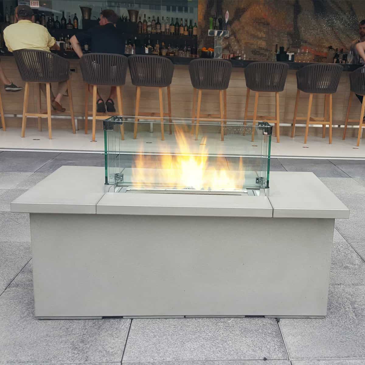 BioFlame 24" Ethanol Fireplace Burner - Crackle Fireplaces