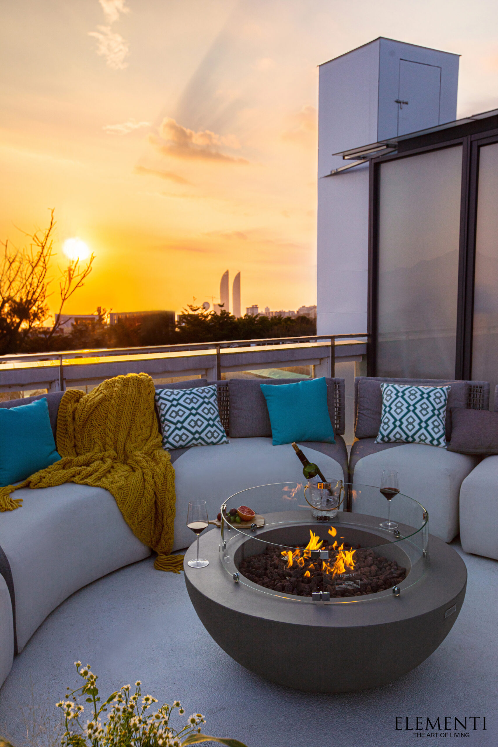 Elementi Lunar Fire Bowl