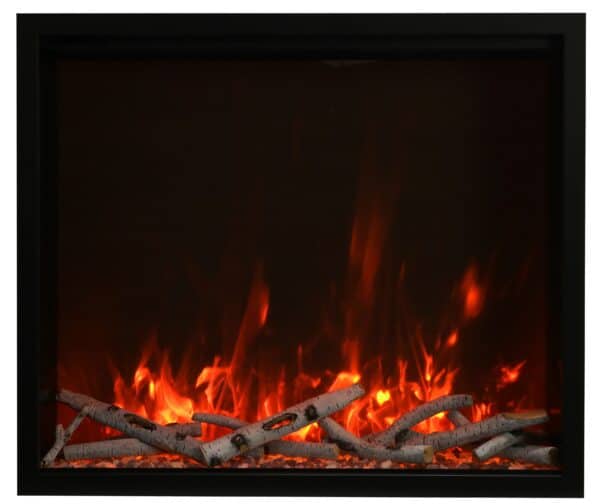 Touchstone 50" Onyx Wall Mounted Electric Fireplace Crackle Electric Fireplaces Elementi