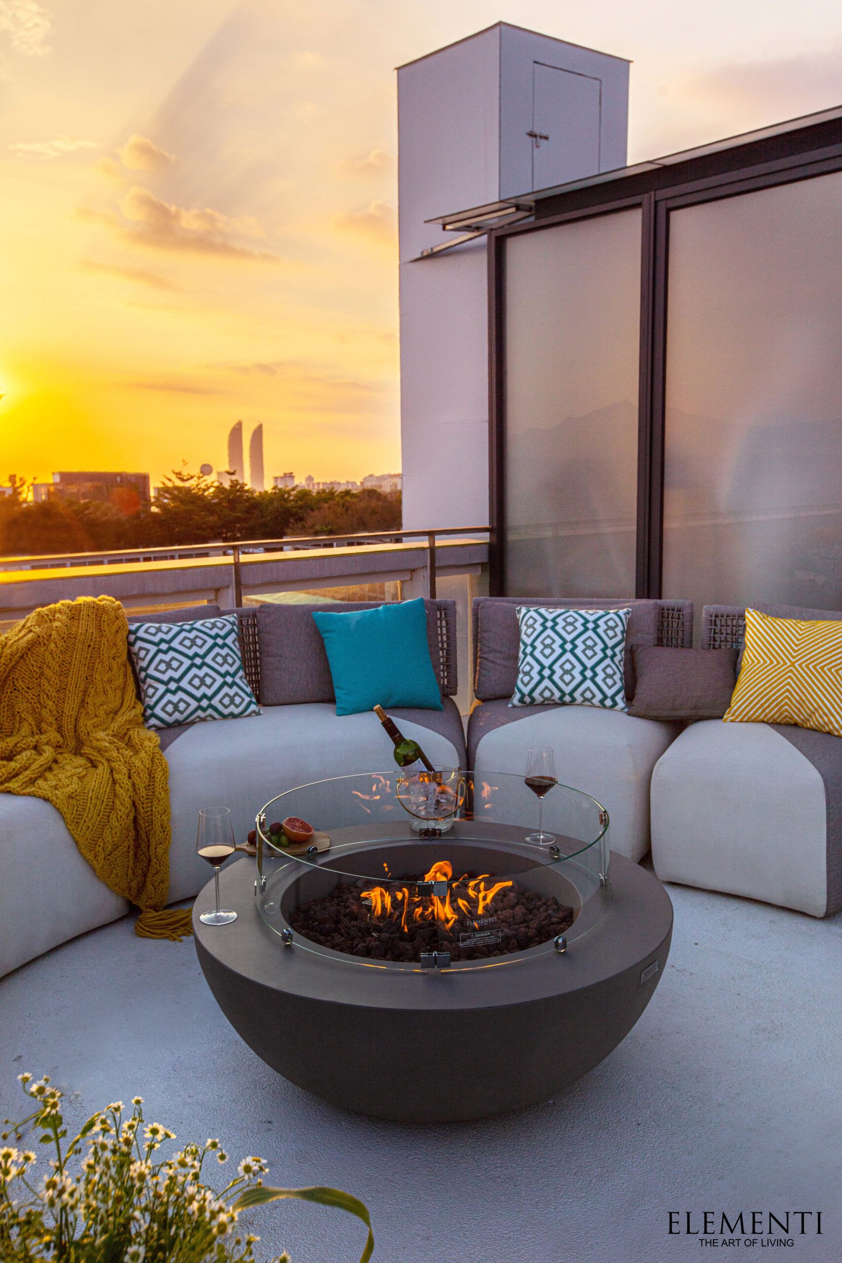 Elementi Lunar Fire Bowl