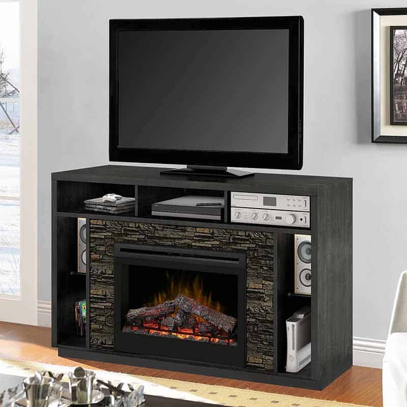 Amantii Sierra Flame Steel Surround 26″ Electric Fireplace