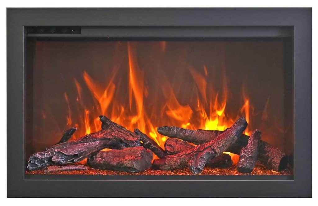 Amantii TRD 30″ Traditional Series Electric Fireplace – Crackle ...