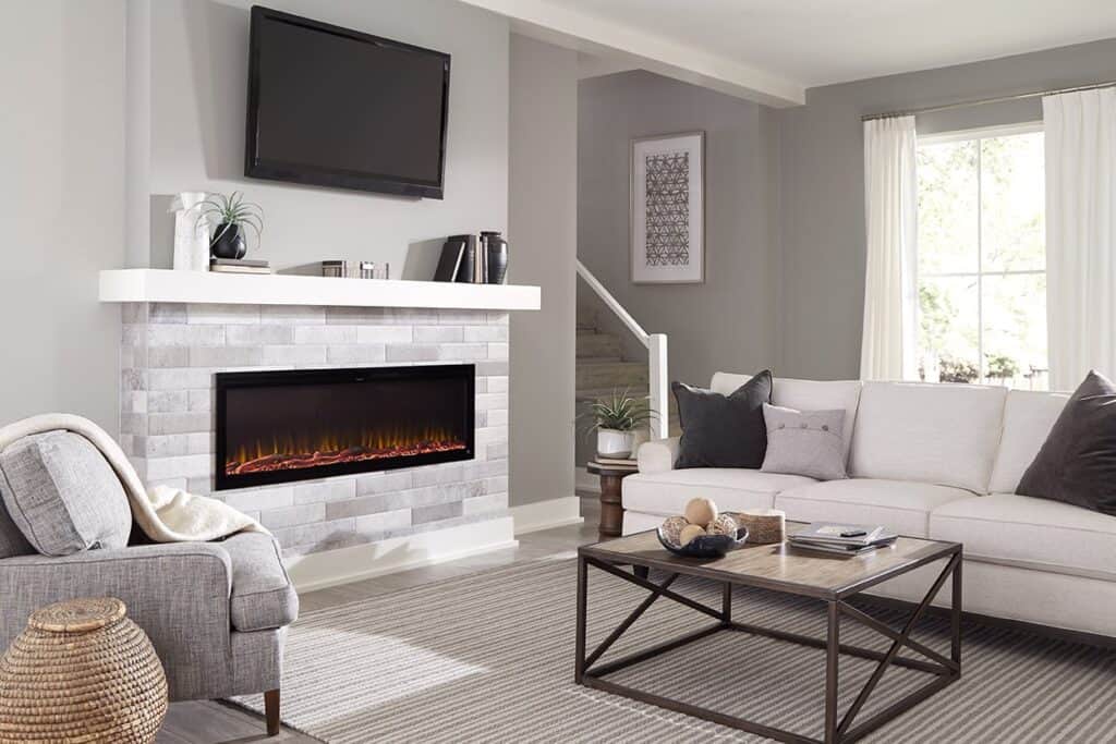 50 inch electric fireplace insert