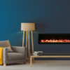 Amantii Symmetry 74" Recessed Smart Electric Fireplace - Image 2