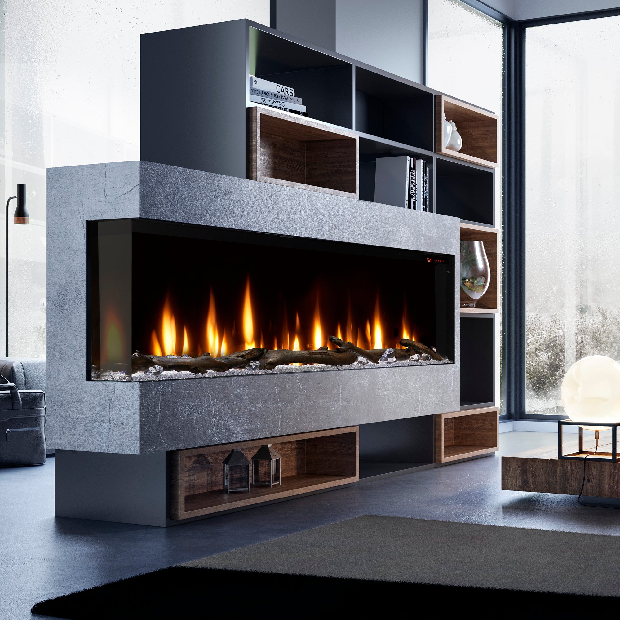 Dimplex Ignite Bold 74" Electric Fireplace