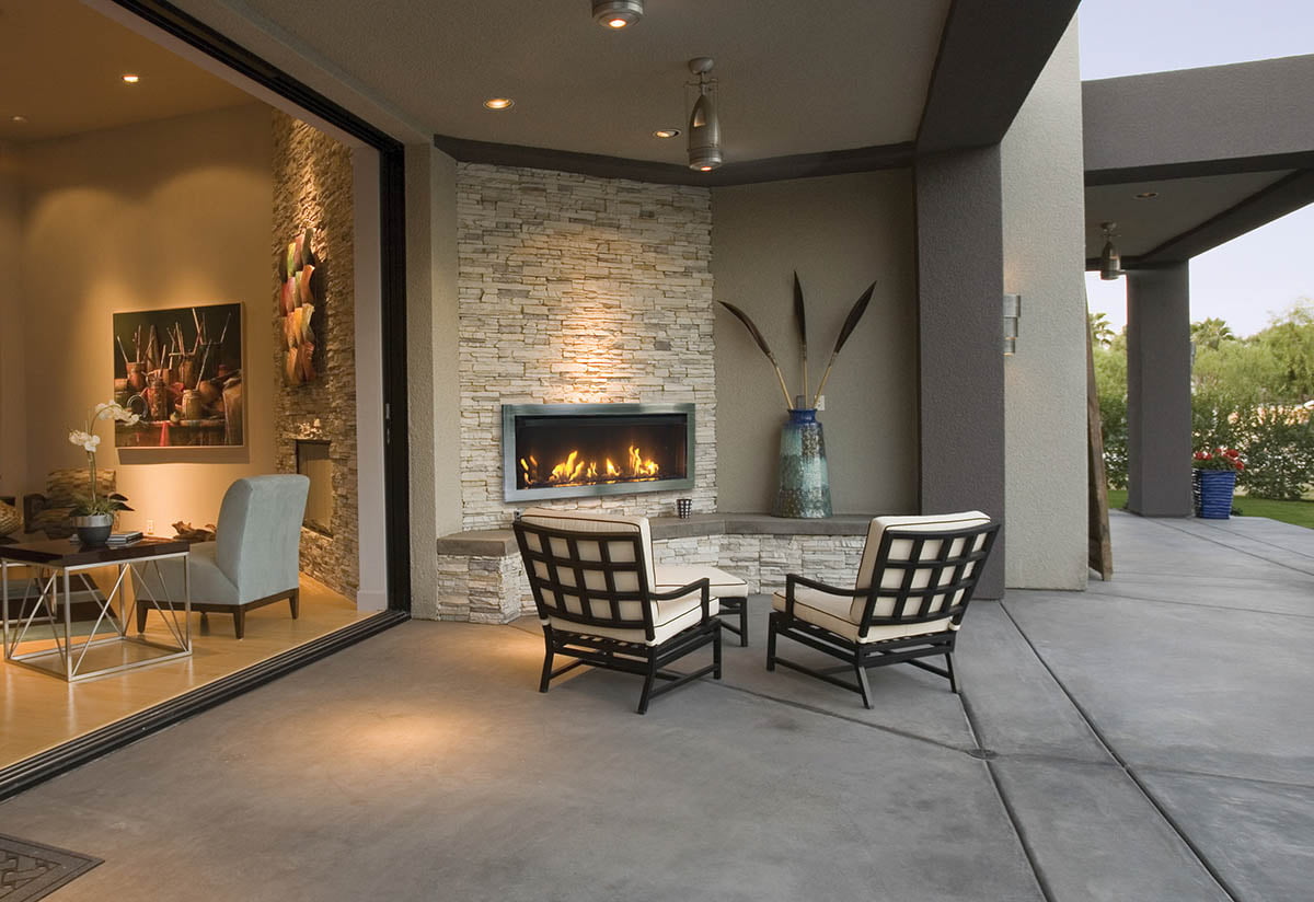 Sierra Flame Tahoe Outdoor Gas Fireplace
